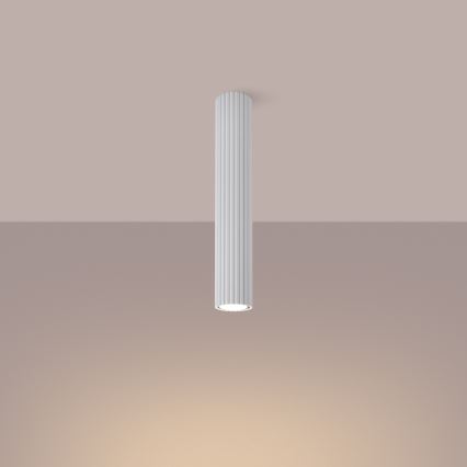 Spotlampe KARBON 1xGU10/10W/230V 40 cm hvid