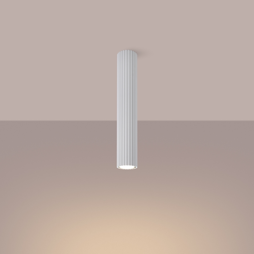 Spotlampe KARBON 1xGU10/10W/230V 40 cm hvid