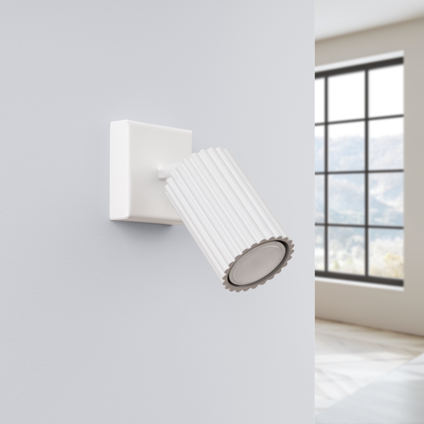 Vægspot KARBON 1xGU10/10W/230V hvid