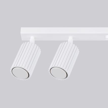 Spotlampe KARBON 6xGU10/10W/230V hvid