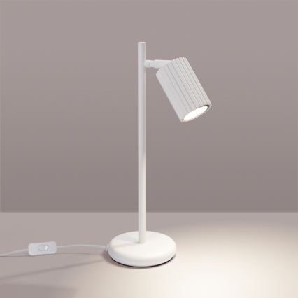 Bordlampe KARBON 1xGU10/10W/230V hvid