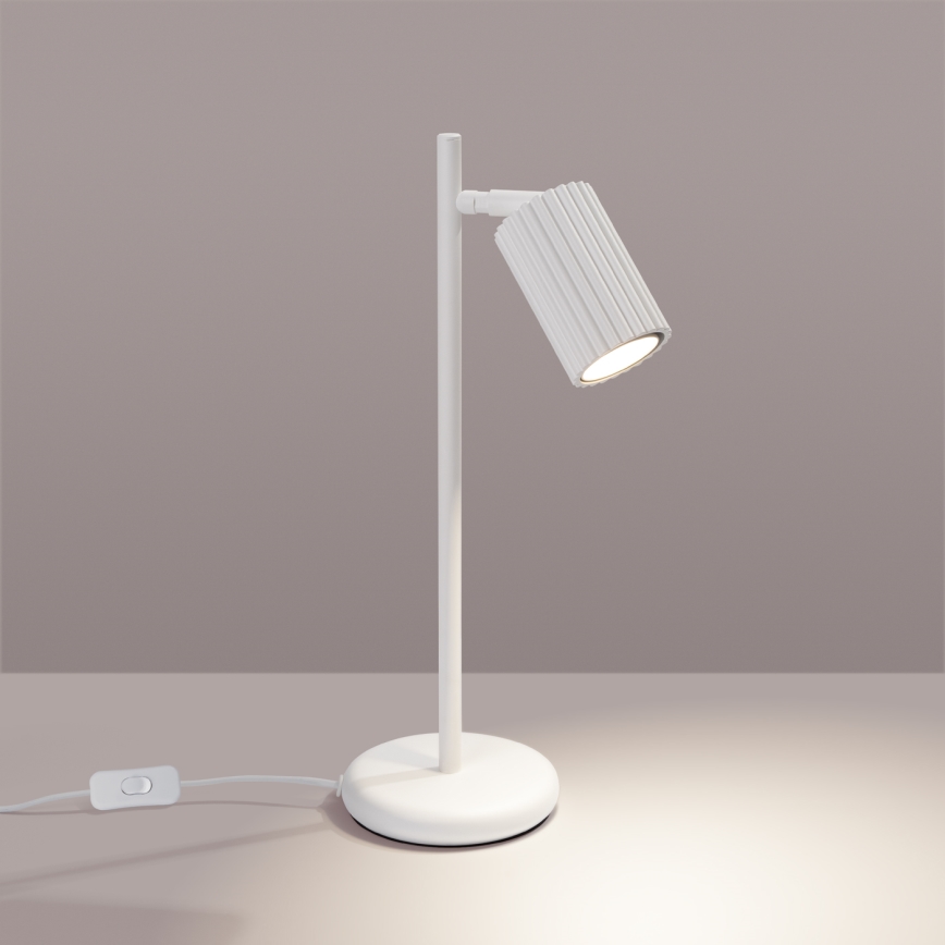 Bordlampe KARBON 1xGU10/10W/230V hvid