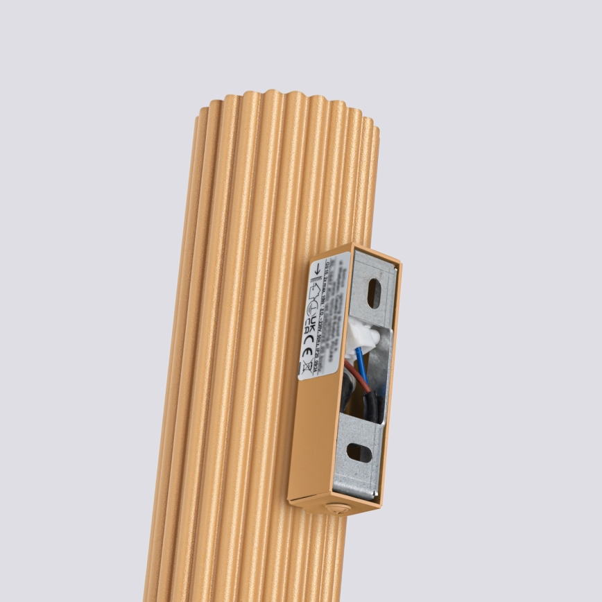 Væglampe KARBON 2xGU10/10W/230V guldfarvet
