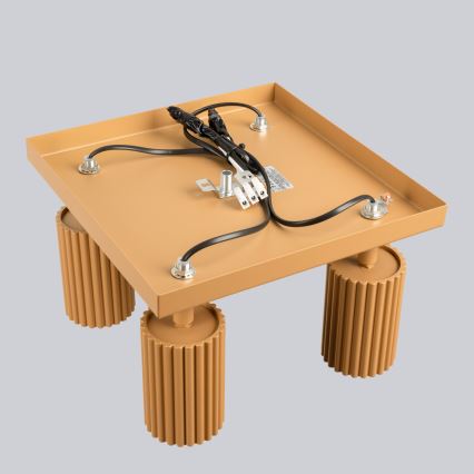 Spotlampe KARBON 4xGU10/10W/230V guldfarvet