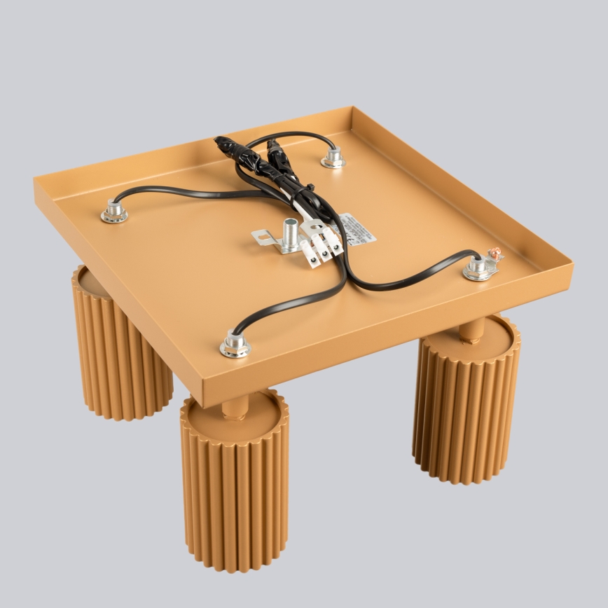 Spotlampe KARBON 4xGU10/10W/230V guldfarvet