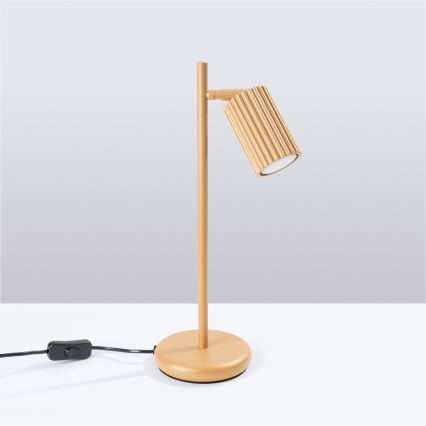 Bordlampe KARBON 1xGU10/10W/230V guldfarvet