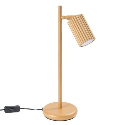 Bordlampe KARBON 1xGU10/10W/230V guldfarvet