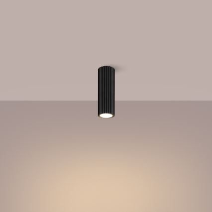 Spotlampe KARBON 1xGU10/10W/230V 20 cm sort