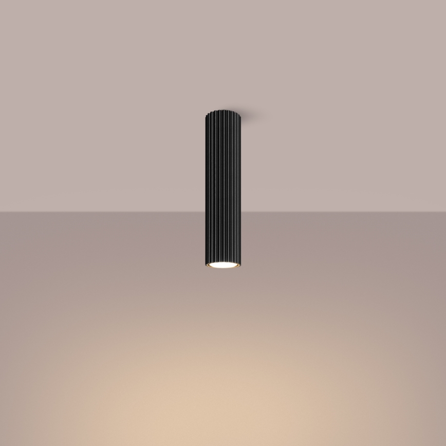 Spotlampe KARBON 1xGU10/10W/230V 30 cm sort