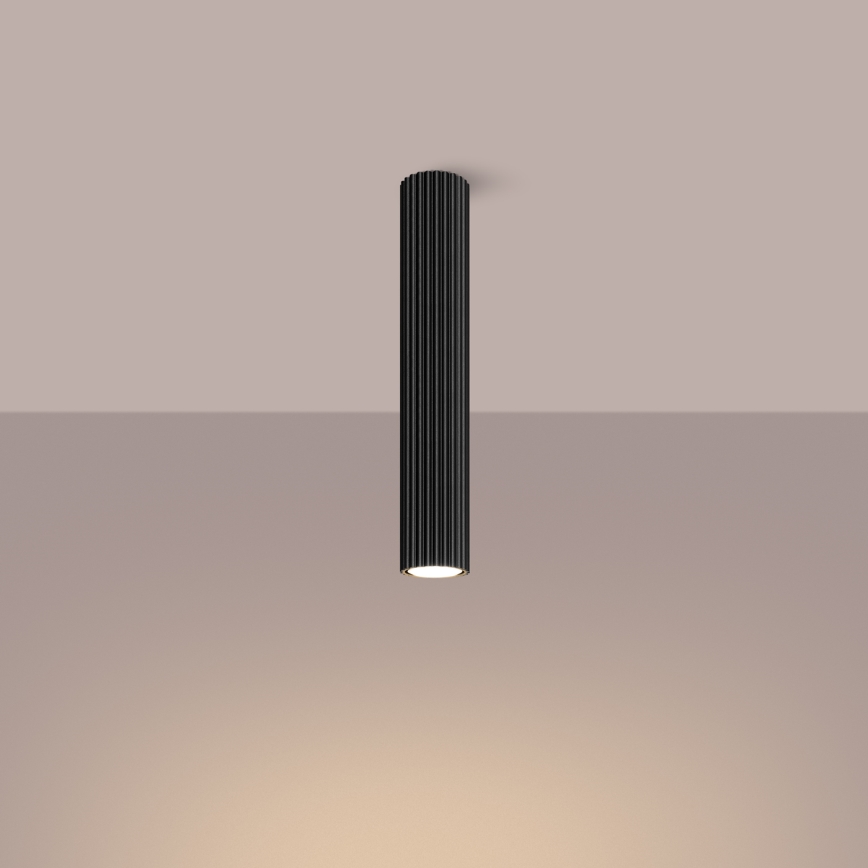 Spotlampe KARBON 1xGU10/10W/230V 40 cm sort