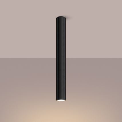 Spotlampe KARBON 1xGU10/10W/230V 60 cm sort