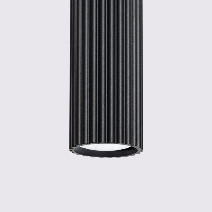 Pendel KARBON 1xGU10/10W/230V sort