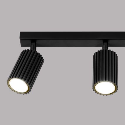 Spotlampe KARBON 3xGU10/10W/230V sort