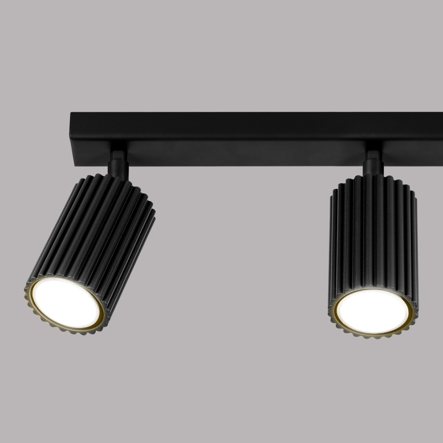 Spotlampe KARBON 3xGU10/10W/230V sort