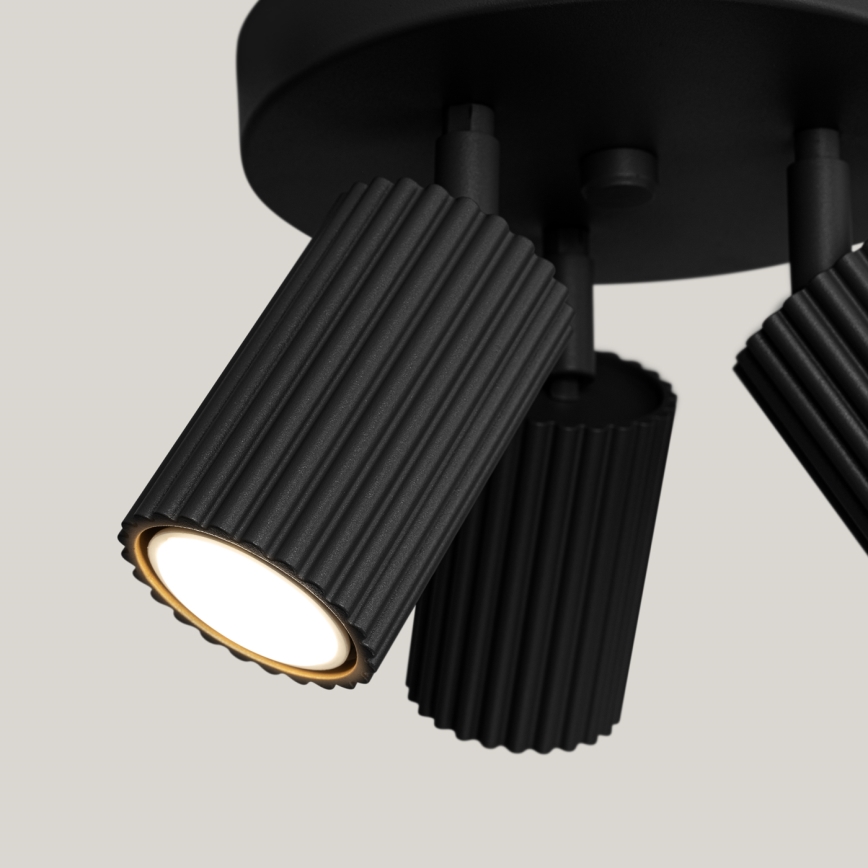 Spotlampe KARBON 3xGU10/10W/230V sort