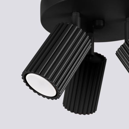 Spotlampe KARBON 3xGU10/10W/230V sort