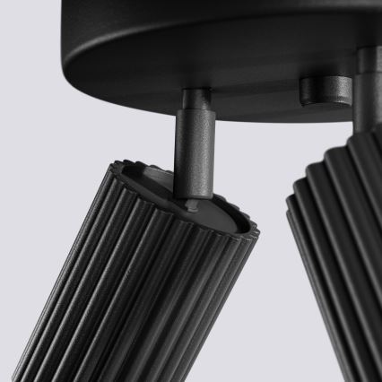 Spotlampe KARBON 3xGU10/10W/230V sort