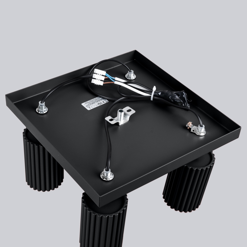 Spotlampe KARBON 4xGU10/10W/230V sort