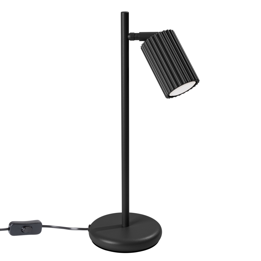 Bordlampe KARBON 1xGU10/10W/230V sort