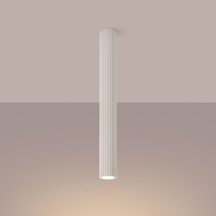 Spotlampe KARBON 1xGU10/10W/230V 60 cm cremefarvet