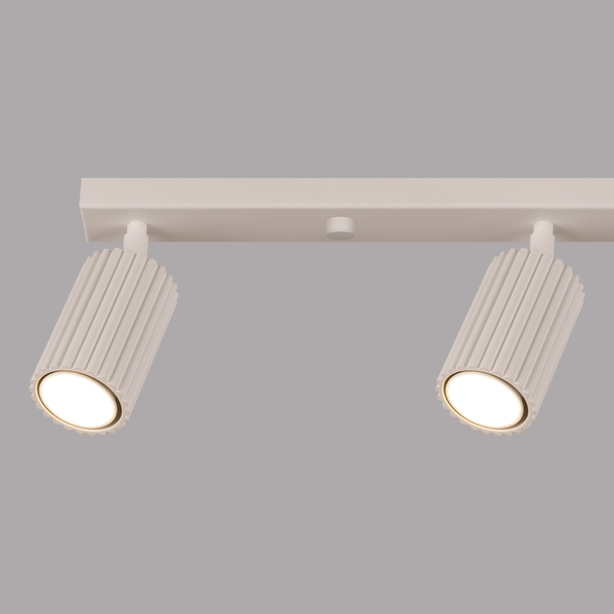Spotlampe KARBON 4xGU10/10W/230V cremefarvet