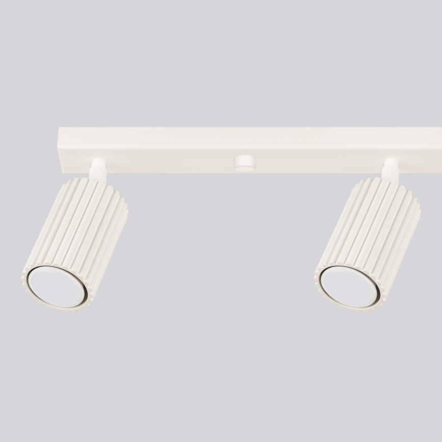 Spotlampe KARBON 4xGU10/10W/230V cremefarvet