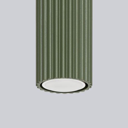 Spotlampe KARBON 1xGU10/10W/230V 20 cm grøn