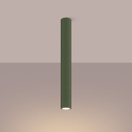 Spotlampe KARBON 1xGU10/10W/230V 60 cm grøn