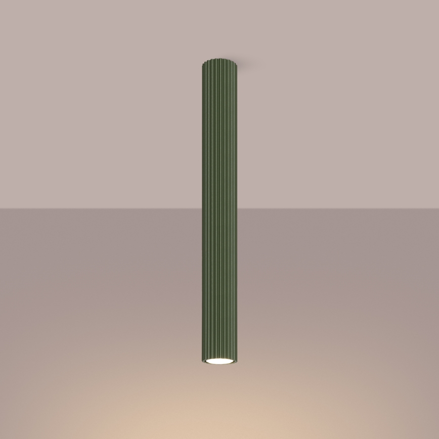 Spotlampe KARBON 1xGU10/10W/230V 60 cm grøn