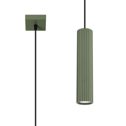 Pendel KARBON 1xGU10/10W/230V grøn
