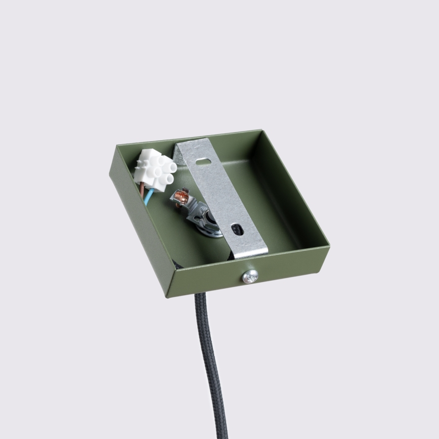 Pendel KARBON 1xGU10/10W/230V grøn