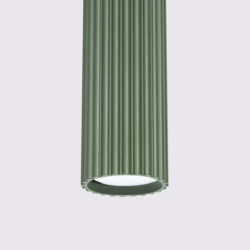 Pendel KARBON 3xGU10/10W/230V grøn