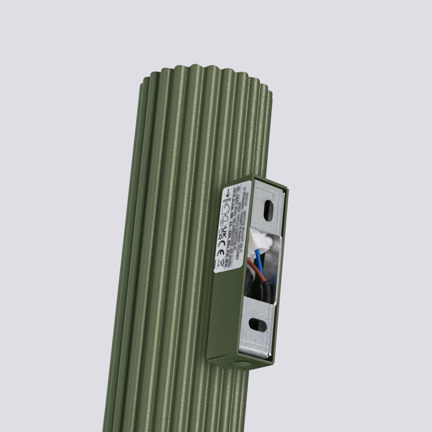 Væglampe KARBON 2xGU10/10W/230V grøn
