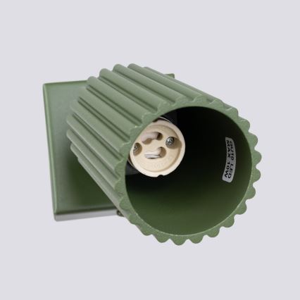 Vægspot KARBON 1xGU10/10W/230V grøn
