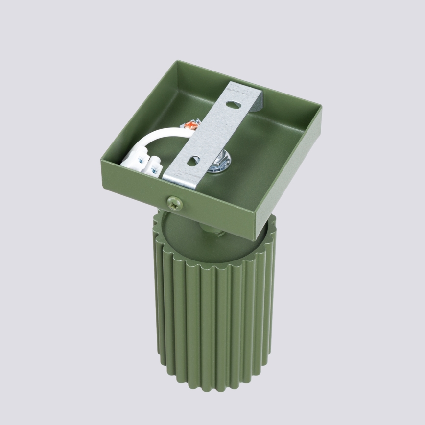 Vægspot KARBON 1xGU10/10W/230V grøn