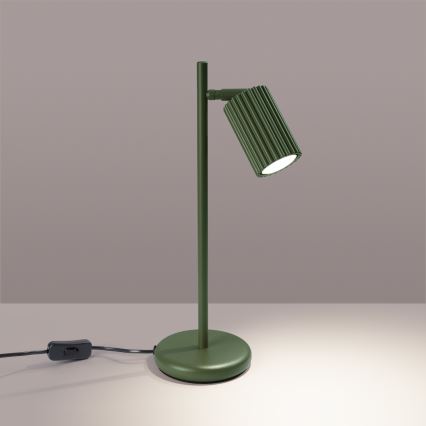 Bordlampe KARBON 1xGU10/10W/230V grøn