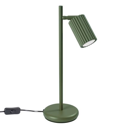 Bordlampe KARBON 1xGU10/10W/230V grøn