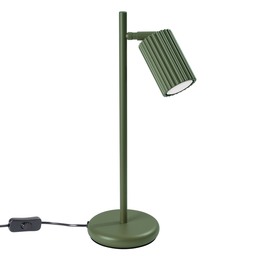 Bordlampe KARBON 1xGU10/10W/230V grøn