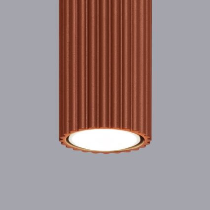 Spotlampe KARBON 1xGU10/10W/230V 10 cm rød