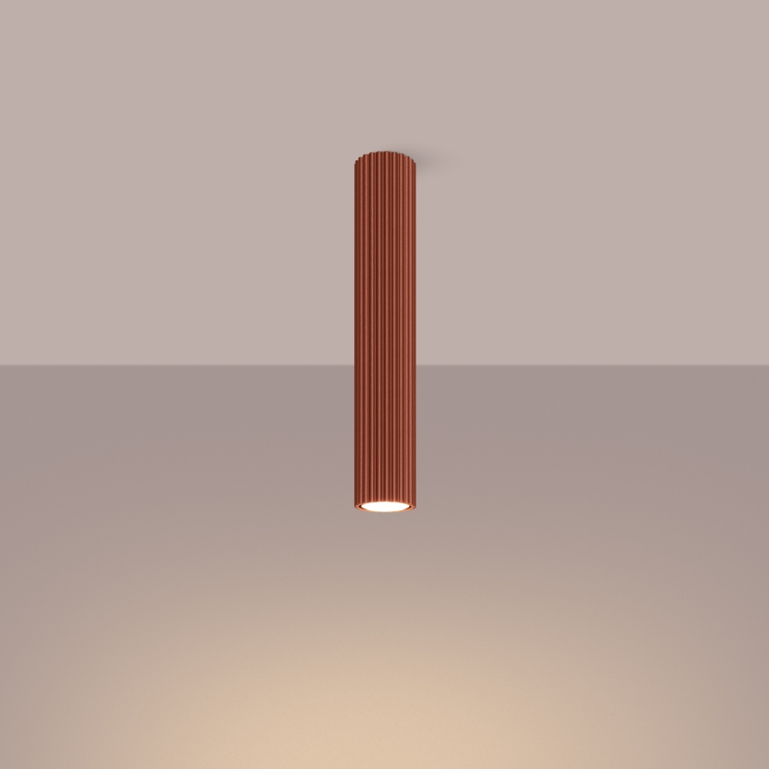 Spotlampe KARBON 1xGU10/10W/230V 40 cm rød