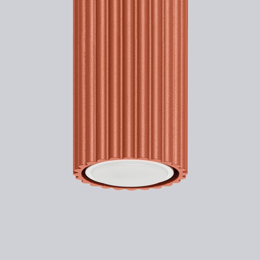 Spotlampe KARBON 1xGU10/10W/230V 60 cm rød