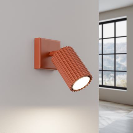 Vægspot KARBON 1xGU10/10W/230V rød