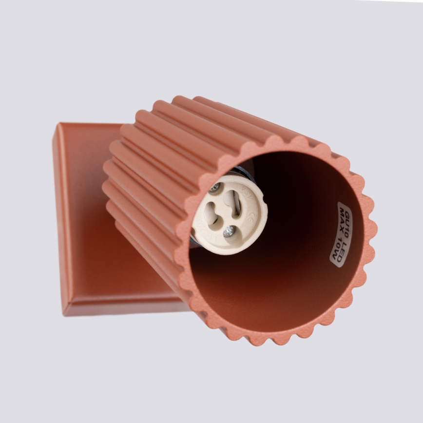 Vægspot KARBON 1xGU10/10W/230V rød