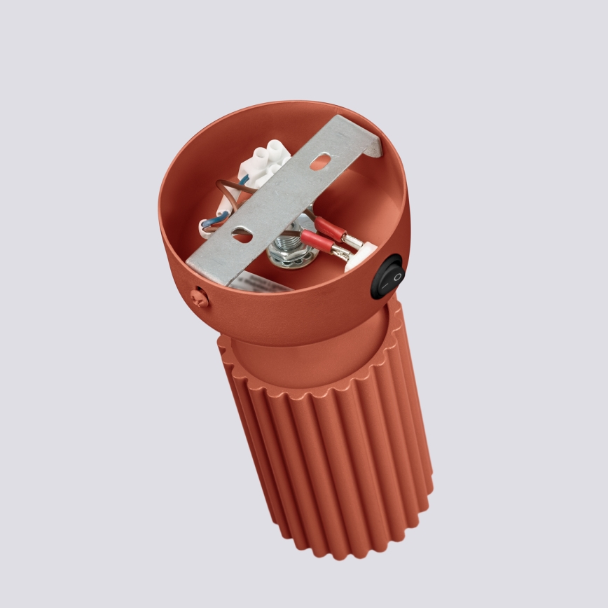 Vægspot KARBON 1xGU10/10W/230V rød