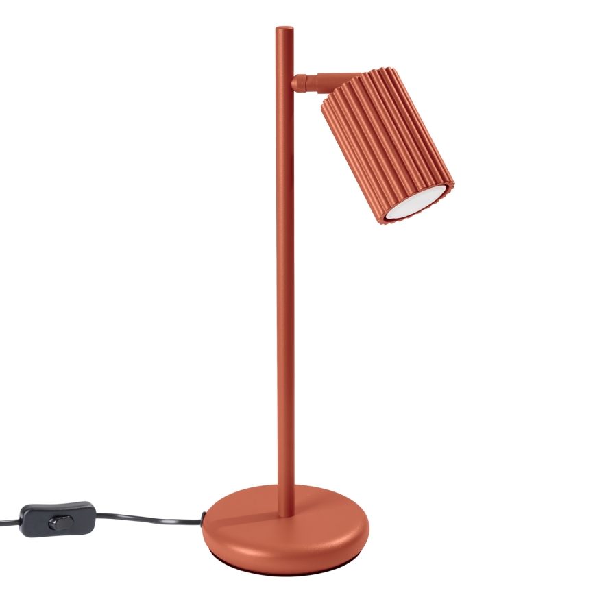 Bordlampe KARBON 1xGU10/10W/230V rød