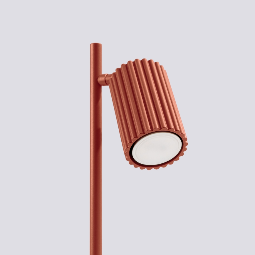 Bordlampe KARBON 1xGU10/10W/230V rød