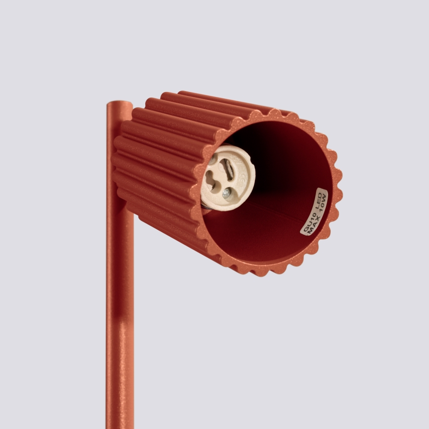 Bordlampe KARBON 1xGU10/10W/230V rød