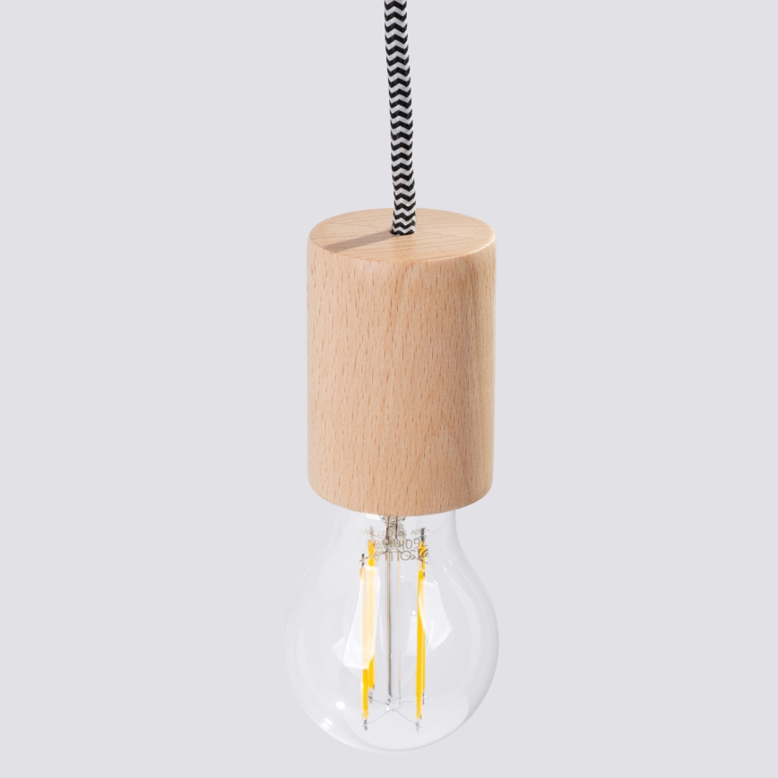 Væglampe NIMBI 1xE27/15W/230V bøg