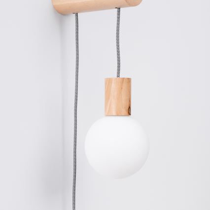 Væglampe NIBMI 1xG9/8W/230V bøg