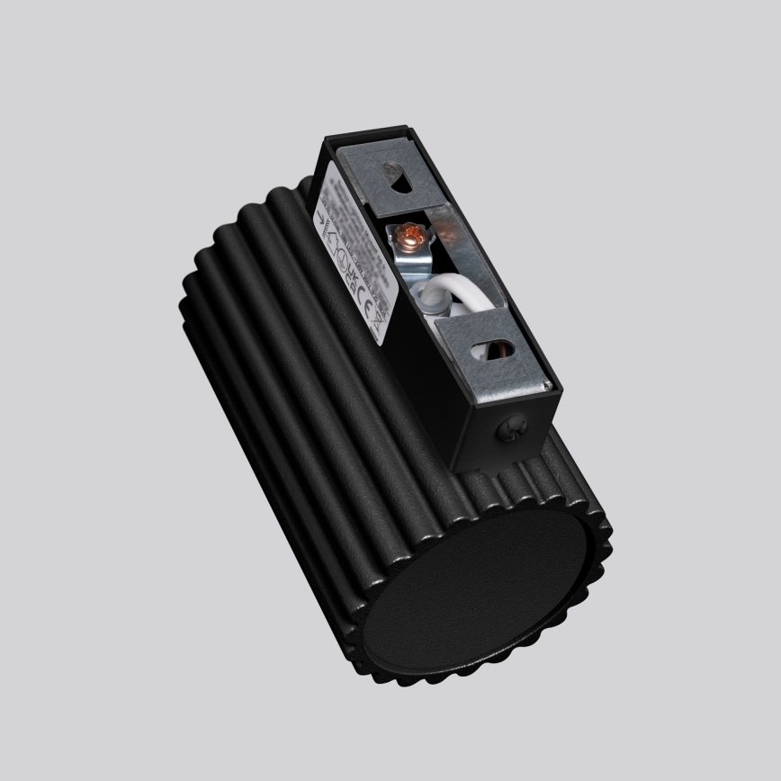 Væglampe KARBON 1xGU10/10W/230V sort